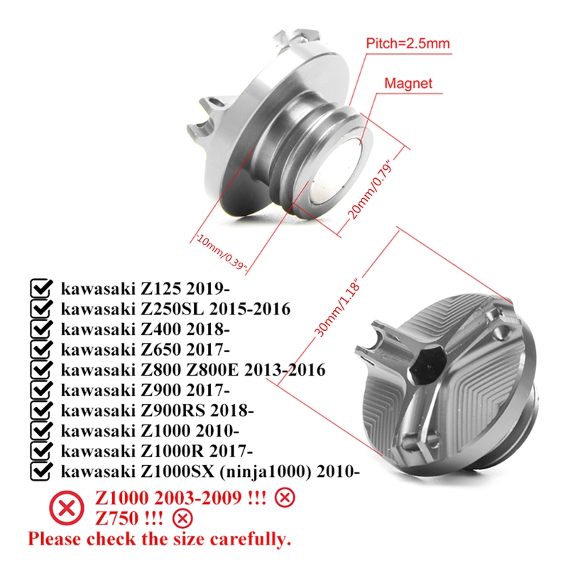 2026 Pour Kawasaki Z900 RS Z65 - Motorcycle Oil Filter avis et prix